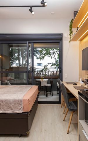 Studio para alugar com 25m², 1 quarto e sem vaga Studio para alugar com 25m², 1 quarto e sem vagaStudio