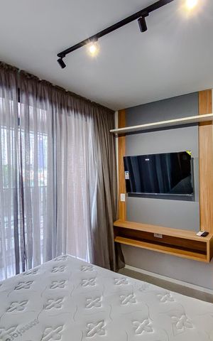 Studio para alugar com 25m², 1 quarto e sem vagaSala/Quarto