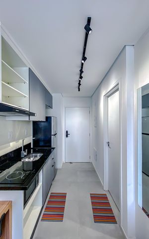 Studio para alugar com 25m², 1 quarto e sem vagaCozinha