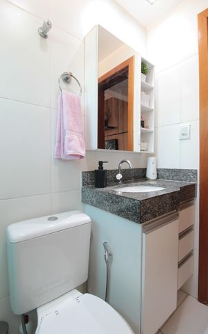 Apartamento à venda com 70m², 3 quartos e 1 vagaBanheiro Social