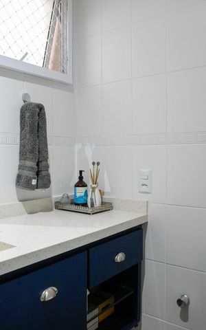 Apartamento à venda com 93m², 4 quartos e 2 vagas Apartamento à venda com 93m², 4 quartos e 2 vagasBanheiro Social