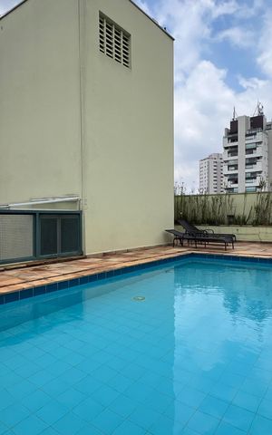 Apartamento para alugar com 46m², 1 quarto e 1 vagaPiscina