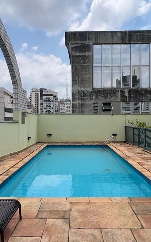 Apartamento para alugar com 46m², 1 quarto e 1 vagaPiscina