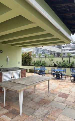 Apartamento para alugar com 46m², 1 quarto e 1 vagaChurrasqueira