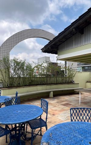 Apartamento para alugar com 46m², 1 quarto e 1 vagaChurrasqueira