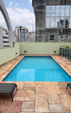 Apartamento para alugar com 46m², 1 quarto e 1 vagaPiscina