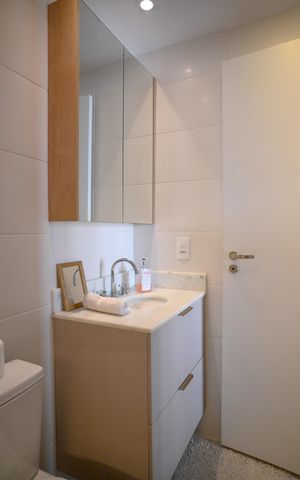 Apartamento à venda com 56m², 2 quartos e 1 vagaBanheiro da Suite