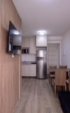 Apartamento à venda com 35m², 1 quarto e sem vaga Apartamento à venda com 35m², 1 quarto e sem vagaSala/Cozinha