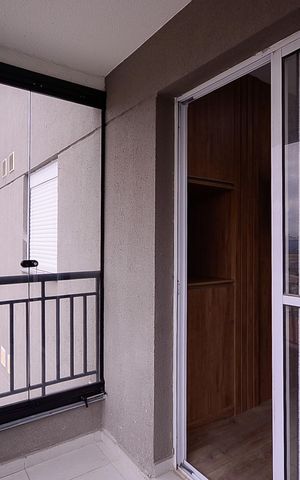 Apartamento à venda com 35m², 1 quarto e sem vaga Apartamento à venda com 35m², 1 quarto e sem vagaSala/Cozinha - Varanda