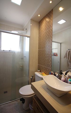 Apartamento para alugar com 78m², 3 quartos e 2 vagasBanheiro da Suíte