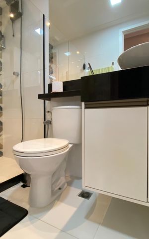 Apartamento para alugar com 100m², 1 quarto e 1 vaga Apartamento para alugar com 100m², 1 quarto e 1 vagaBanheiro