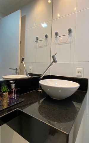 Apartamento para alugar com 100m², 1 quarto e 1 vaga Apartamento para alugar com 100m², 1 quarto e 1 vagaBanheiro