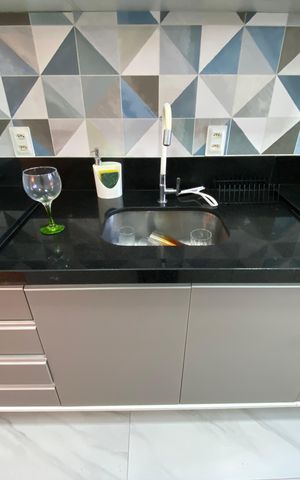 Apartamento para alugar com 100m², 1 quarto e 1 vaga Apartamento para alugar com 100m², 1 quarto e 1 vagaCozinha e Área de Serviço