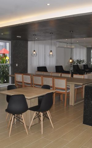 Apartamento para alugar com 39m², 2 quartos e 1 vagaÁrea comum - Salão de festas
