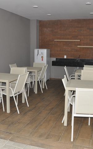Apartamento para alugar com 39m², 2 quartos e 1 vagaChurrasqueira