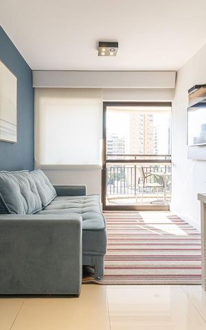 Apartamento para alugar com 36m², 1 quarto e 1 vaga Apartamento para alugar com 36m², 1 quarto e 1 vagaSala