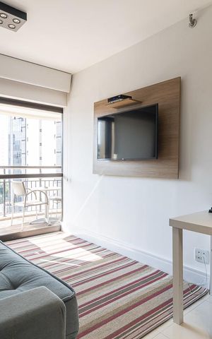 Apartamento para alugar com 36m², 1 quarto e 1 vaga Apartamento para alugar com 36m², 1 quarto e 1 vagaSala