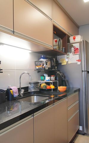 Apartamento à venda com 58m², 2 quartos e 1 vagaCozinha