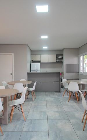 Apartamento à venda com 58m², 2 quartos e 1 vagaÁrea comum - Salão de festas