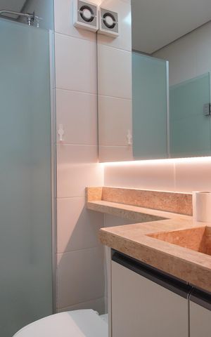 Apartamento para alugar com 58m², 2 quartos e 1 vagaBanheiro Social