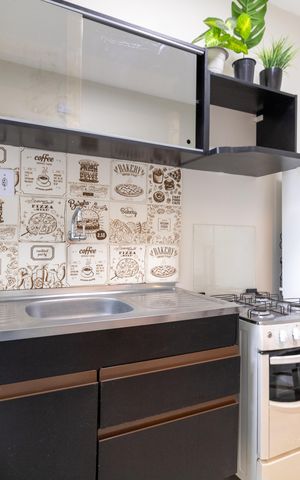 Apartamento à venda com 36m², 1 quarto e sem vagaCozinha e Área de Serviço