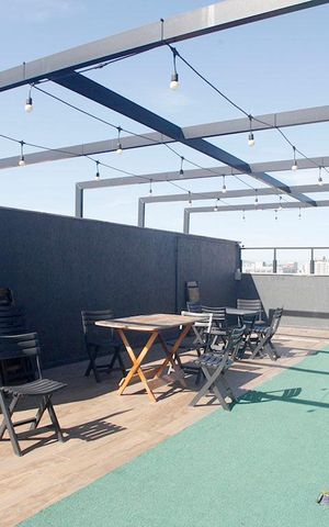 Studio à venda com 27m², 1 quarto e sem vagaÁrea Comum - Rooftop + Churrasqueira