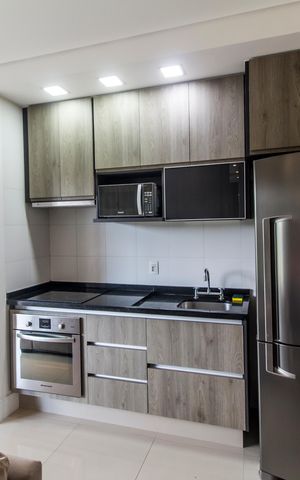 Apartamento para alugar com 50m², 1 quarto e 2 vagas Apartamento para alugar com 50m², 1 quarto e 2 vagasCozinha