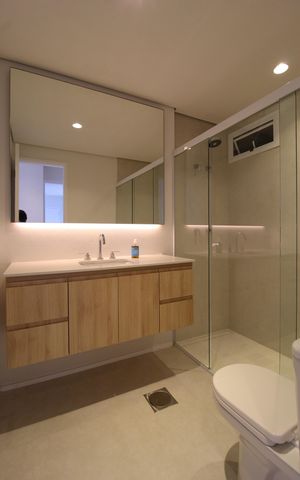 Apartamento à venda com 133m², 2 quartos e 1 vagaBanheiro da Suíte 2