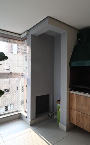 Apartamento à venda com 76m², 2 quartos e 2 vagasVaranda gourmet