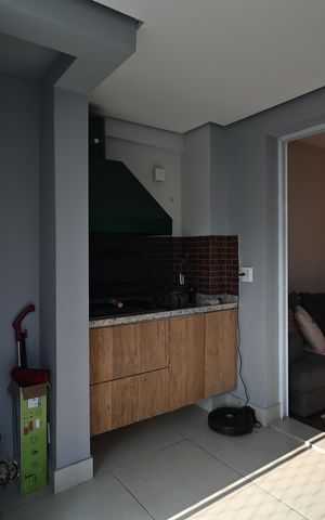 Apartamento à venda com 76m², 2 quartos e 2 vagasVaranda gourmet