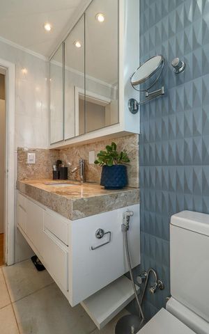 Apartamento para alugar com 210m², 4 quartos e 2 vagasBanheiro da Suíte