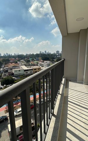 Apartamento para alugar com 36m², 1 quarto e 1 vaga Apartamento para alugar com 36m², 1 quarto e 1 vagaSacada