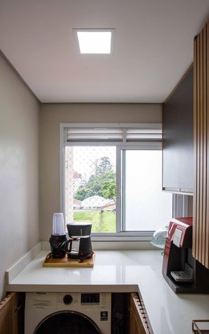Apartamento à venda com 70m², 3 quartos e 1 vagaCozinha e Área de Serviço