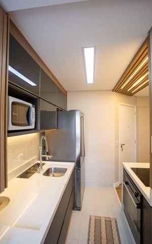 Apartamento à venda com 70m², 3 quartos e 1 vagaCozinha e Área de Serviço