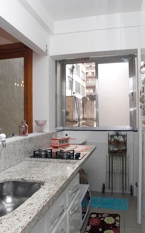 Apartamento à venda com 54m², 1 quarto e sem vagaCozinha + Área de Serviço