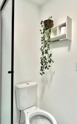 Studio à venda com 25m², 1 quarto e sem vaga Studio à venda com 25m², 1 quarto e sem vagaBanheiro