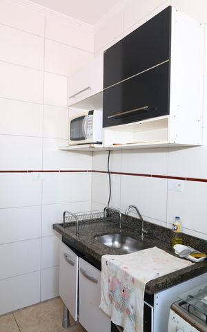 Casa de condomínio para alugar com 51m², 2 quartos e 1 vagaCozinha