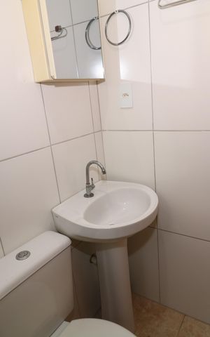 Casa de condomínio para alugar com 51m², 2 quartos e 1 vagaBanheiro
