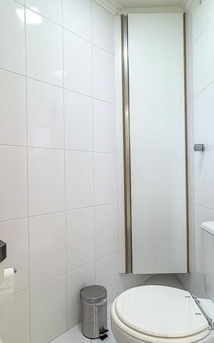 Apartamento à venda com 138m², 3 quartos e 3 vagasBanheiro de Serviço