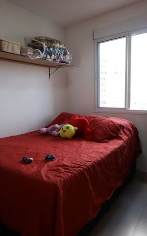 Apartamento à venda com 43m², 2 quartos e 1 vagaQuarto 2