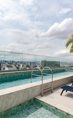 Studio à venda com 30m², 1 quarto e sem vaga Studio à venda com 30m², 1 quarto e sem vagaPiscina