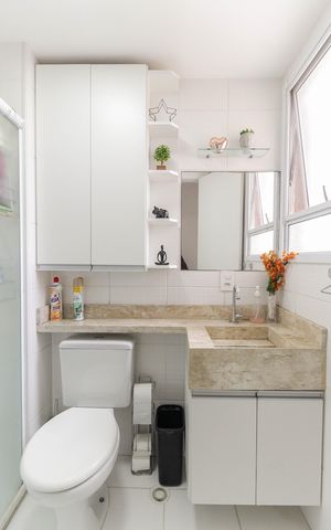 Apartamento à venda com 48m², 2 quartos e 1 vaga Apartamento à venda com 48m², 2 quartos e 1 vagaBanheiro