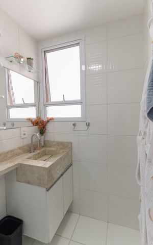 Apartamento à venda com 48m², 2 quartos e 1 vaga Apartamento à venda com 48m², 2 quartos e 1 vagaBanheiro
