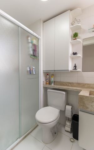 Apartamento à venda com 48m², 2 quartos e 1 vaga Apartamento à venda com 48m², 2 quartos e 1 vagaBanheiro