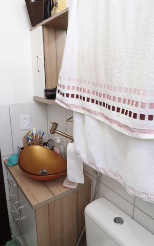 Apartamento para alugar com 65m², 2 quartos e 1 vagaBanheiro Social