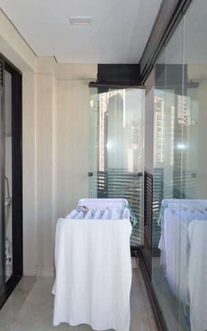 Apartamento à venda com 46m², 1 quarto e 1 vagaVaranda