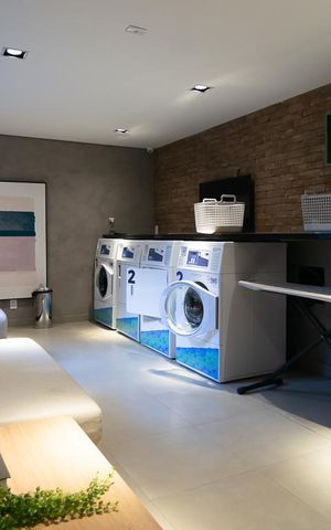Studio para alugar com 29m², 1 quarto e sem vaga Studio para alugar com 29m², 1 quarto e sem vagaLavanderia