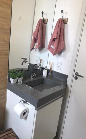 Apartamento à venda com 68m², 3 quartos e 2 vagas Apartamento à venda com 68m², 3 quartos e 2 vagasBanheiro
