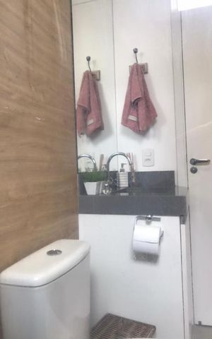 Apartamento à venda com 68m², 3 quartos e 2 vagas Apartamento à venda com 68m², 3 quartos e 2 vagasBanheiro
