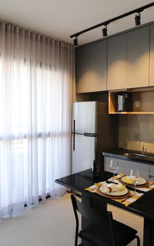 Apartamento para alugar com 40m², 1 quarto e 1 vagaSala/Cozinha